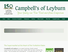 Tablet Screenshot of campbellsofleyburn.co.uk